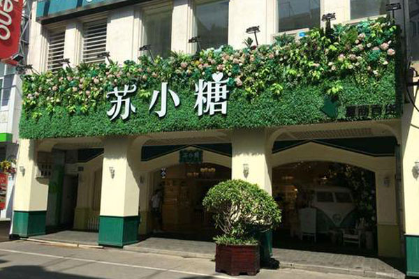 商鋪仿真綠植門頭招牌設(shè)計制作安裝